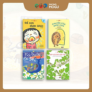 Truyện Ehon bé 3-4-5 tuổi - Bộ 4 cuốn Phát triển cảm xúc