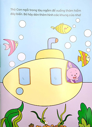 Sách Bóc Dán Thông Minh Vừa Học Vừa Chơi 2-6 Tuổi - Khả Năng Tư Duy