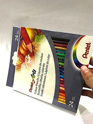 Hộp Bút Chì Màu 24 Màu Pentel CB8 - 24U