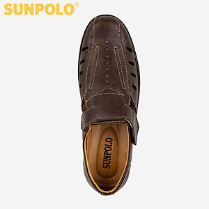 Giày Rọ Nam Da Bò SUNPOLO STA681 (Đen, Nâu)