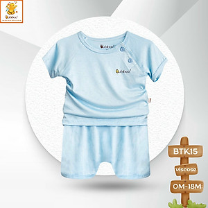 Bộ sơ sinh cộc tay vải visco siêu mềm mại BTK15