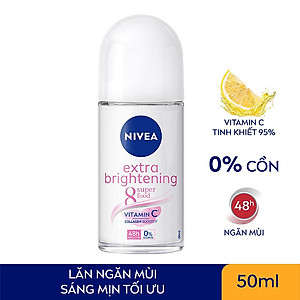 Lăn Ngăn Mùi NIVEA Extra Brightening Trắng Mịn Mờ Vết Thâm (50ml) - 83747
