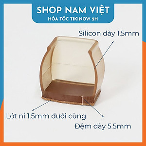 Bọc Chân Bàn Ghế Silicon Chống Trơn Trượt, Chống Ồn