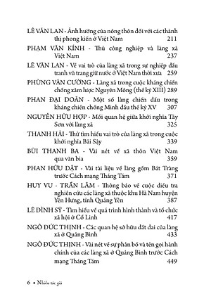 Combo 2 tập: Nông Thôn Việt Nam Trong Lịch Sử