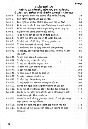 Những Bài Văn Đạt Giải Quốc Gia Cấp Tiểu Học (Dùng Chung Cho Các Bộ SGK Hiện Hành) 
