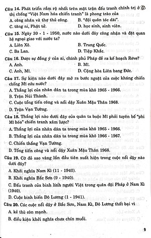 36 Bộ Đề Trắc Nghiệm Ôn Luyện Thi THPT Quốc Gia 2022 - Khoa Học Xã Hội (Lịch Sử - Địa Lí - Giáo Dục Công Dân)