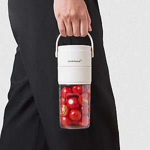 Máy xay sinh tố cầm tay LocknLock dung tích 475ml - Màu ngà - EJJ346IVY - Hàng chính hãng