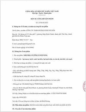 Ngũ Cốc Granola Nướng Vị Mật Ong Hạt Nhập Khẩu - thương Hiệu Holinut/500gram