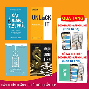 Bộ 4 Cuốn Sách: Tối Đa Hoá Lợi Nhuận, Bản Đồ Về Dòng Tiền, Mở Khóa Tài Chính và Cắt Giảm Chi Phí - Quản Lý Kiểm Soát Và Chuyển Đổi Phí Thành Lợi Nhuận