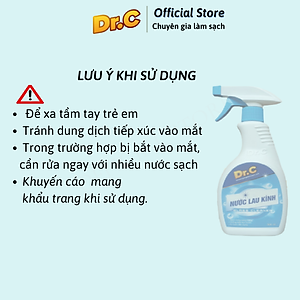 Nước Lau Kính Dr.C CHÍNH HÃNG - CỰC SẠCH, CỰC NHANH, AN TOÀN