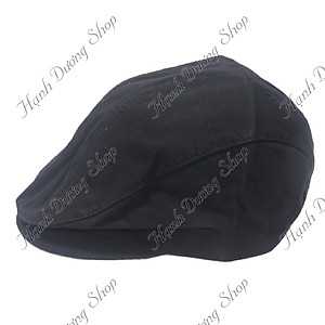 Nón beret bít đuôi, thiết kế mỏ vịt độc đáo, quà tặng cho người trung niên, vòng đầu 58cm - Hạnh Dương