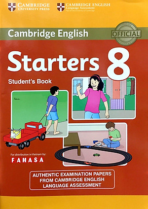Sách Cambridge Young Learner English Test Starters 8: Student Book