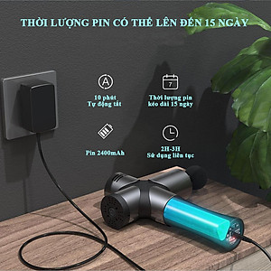 Máy Massage Booster PRO 3 – 6 đầu cắm – 4 tốc độ - Công suất 126W [High-end]