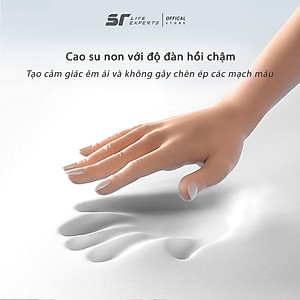 Combo Gối Tựa Đầu Và Tựa Lưng Ô Tô Tích Hợp Massage 6 Chế Độ, Gối Tựa Cao Su Non, Giảm Đau Mỏi Cổ Vai Cột Sống - Sairui