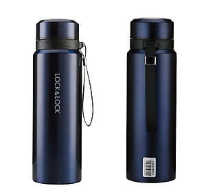 Bình Giữ Nhiệt Vacuum Bottle Lock&Lock màu bạc LHC6180-SLV 800ml, Hàng chính hãng, thép không gỉ, độ bền cao - JoyMall