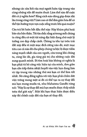 Sách Ai Sẽ Khóc Khi Bạn Lìa Xa