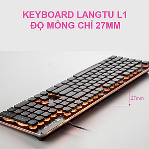 Bàn Phím LED LANGTU L1B cho máy tính - Hàng nhập khẩu