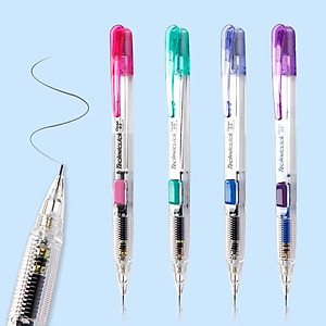 Bút chì kim Pentel bấm thân giữa PD105T Và PD107T viết êm mượt nét mảnh tiện lợi