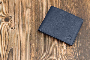 Ví ngang VICTOR - Da bò hạt | Anh Tho Leather