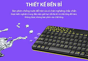 Combo chuột phím không dây Logitech MK240 - Hàng chính hãng