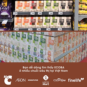 Gạo lứt nâu hữu cơ cao cấp/ECOBA Kim Mễ 1kg - Gạo lứt giảm cân - Cơm ngon mềm dẻo