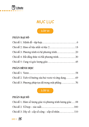 Sách - Sổ tay toán học cấp 3 - All in one
