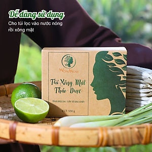 Túi xông mặt thảo dược sạch mụn, căng bóng da Wonmom ( 10 Túi/Hộp )