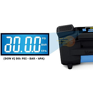 Máy bơm lốp đa năng kỹ thuật số tự ngắt piston đôi 12v Michelin 12314