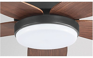 Đèn quạt LED SHIO trang trí nội thất hiện đại 3 chế độ ánh sáng