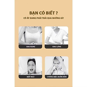 Máy Massage Làm Ấm Bụng Tiện Lợi Giảm Đau Cho Chị Em Đến Kì, Chườm Ấm Giảm Đau Bụng Kinh Điều Chỉnh Nhiệt Độ Phù Hợp