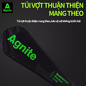 Vợt cầu lông cán liền Agnite - Kèm bao đựng cao cấp - 2 chiếc - F2134