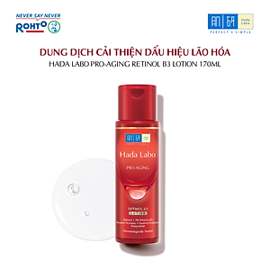 Dung dịch cải thiện lão hóa Hada Labo Pro-Aging Retinol B3 Lotion 170ml