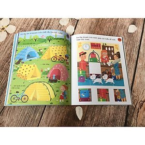 Sách Hành Trình Khám Phá 94 Trò Chơi Phát Triển Trí Tuệ- Sách tương tác cho trẻ tăng khả năng tư duy và phát triển