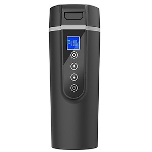 Bình (Cốc) đun nước nóng trên xe hơi ô tô {12v-24v - Cảm ứng - 500ML} Cao Cấp