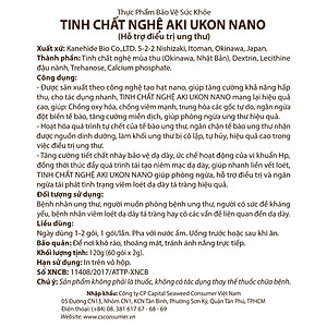 Tinh Chất Nghệ Nano - Phòng và hỗ trợ điều trị ung thư dạ dày, đại tràng