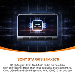 Camera hành trình 70mai Dash Cam A810 chất lượng 4K HDR, có 4G, GPS, an toàn ADAS, Ghi Hình Đêm Vượt Trội - Hàng chính hãng