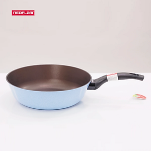 [Hàng chính hãng] Chảo xào/ Chảo đa năng Reverse Neoflam - 28cm. 4 màu Hồng - xanh dương - Ghi xám - Trắng xám