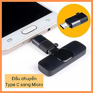 Đầu chuyển đổi Cho Micro Thu Âm Không Dây từ Type C sang Lightningg (i.phone) type c sang ios Jack Dây KHÔNG DÙNG CHO TAI NGHE - Hàng Nhập Khẩu