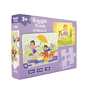 Đồ Chơi Xếp Hình Giggle Puzzle, Đồ Chơi Tư Duy Cho bé 3 - 8 Tuổi