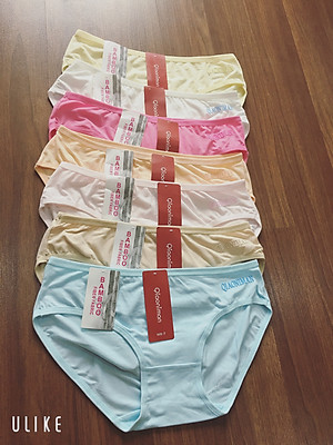 combo 10 chiếc quần lót cotton trơn co dãn tốt fom từ 45-60kg