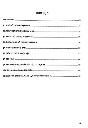 Bài Tập Phát Triển Năng Lực Học Sinh Môn Toán Lớp 1 - Tập 1