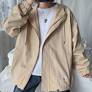 Áo khoác nam kaki chống nắng - from rộng trơn