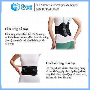 Đai Bảo Vệ Lưng Grace Care LH220 – Dây Kéo Ròng Rọc Cố Định Chắc Chắn, Giảm Đau Lưng Hiệu Quả