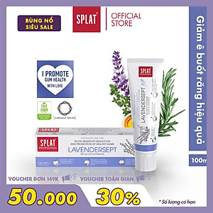 Kem Đánh Răng Giảm Ê Buốt SPLAT Lavendersept Professional Giúp Nướu Khỏe Mạnh, Làm Trắng Và Giảm Ê Buốt Răng 100ml