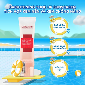 Kem Chống Nắng Dưỡng Trắng Nâng Tone Da Cell Fusion C Brightening Tone Up Sunscreen 100 SPF50+/ PA ++++ (50ml)