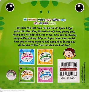 Sách Mẹ Hỏi Bé Trả Lời 3-4 Tuổi (Tái Bản)