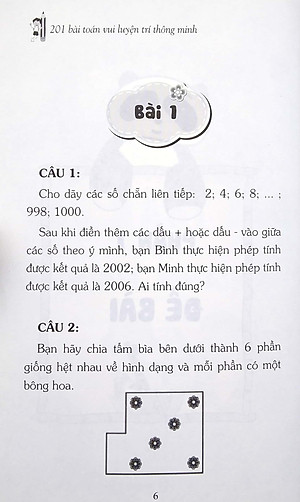 Sách 201 Bài Toán Vui Luyện Trí Thông Minh