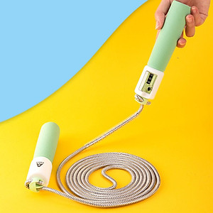 Dây nhảy thể dục sợi đan đếm số tự động Agnite - Chất lượng chuyên nghiệp siêu bền - Màu Hồng/ Xanh dương/ Xanh lá - F4111