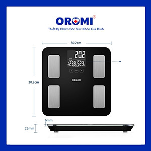 Cân sức khỏe điện tử thông minh đo chỉ số cơ thể OROMI EF881