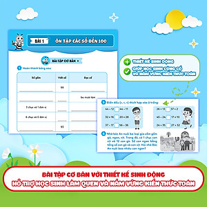 Sách Bài tập bổ trợ Toán – lớp 2 (cơ bản và nâng cao) Tập 1